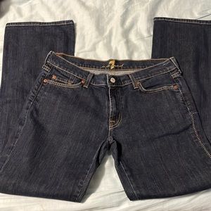 7 for all mankind size 32 bootcut jeans